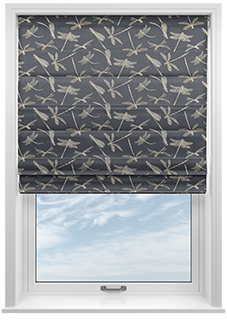 Dragonflies, Twilight - Roman Blind